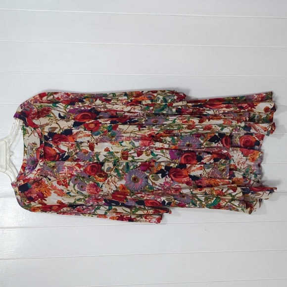 EUC Jodifl Floral Flowy High Low Dress - Picture 2 of 5